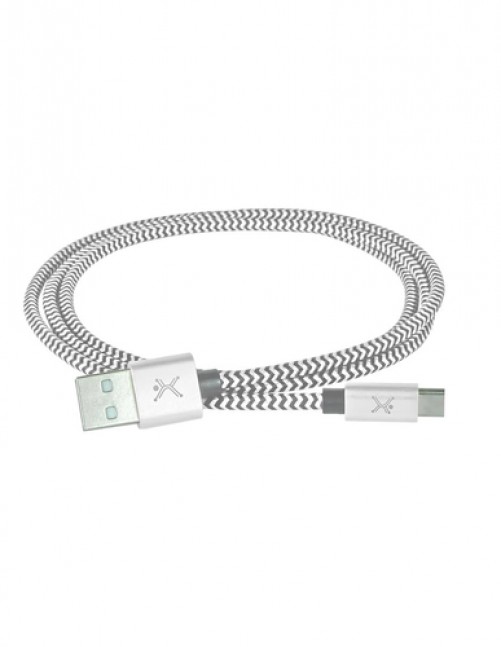 Cable USB Perfect Choice PC-101673 USB C a USB A, Blanco, Gris