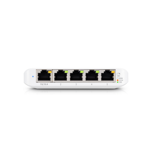 Miniatura 5 de Switch Ubiquiti UniFi USW Flex Mini Gestionado, RJ-45 5, Gigabit Ethernet (10/100/1000), Blanco