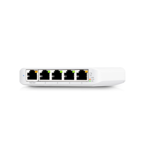 Miniatura 4 de Switch Ubiquiti UniFi USW Flex Mini Gestionado, RJ-45 5, Gigabit Ethernet (10/100/1000), Blanco