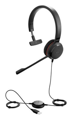 Miniatura 4 de Audífonos Jabra Evolve 30 II Diadema, Alámbrico, USB, Negro