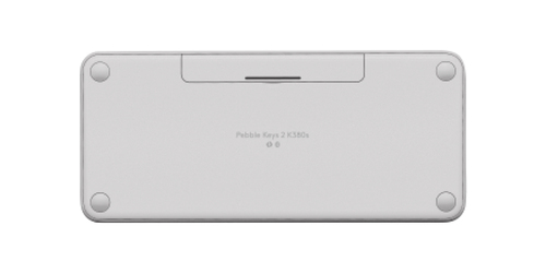 Miniatura 2 de Teclado Logitech Pebble Keys 2 K380s Español, Inalámbrico, Bluetooth, Interruptor de llave de tijera, Blanco