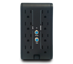 Miniatura 2 de Regulador CDP R2CU-AVR1008 1 kVA / 400 W, Entrada 92 - 144 V, 8 salidas AC, Negro, Blanco