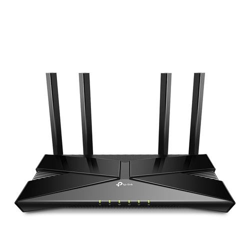 Ruteador Inalámbrico TP-Link Archer Archer AX53 4 ant., Wi-Fi 6 (802.11ax), 4 RJ-45, 2402 Mbit/s, Negro