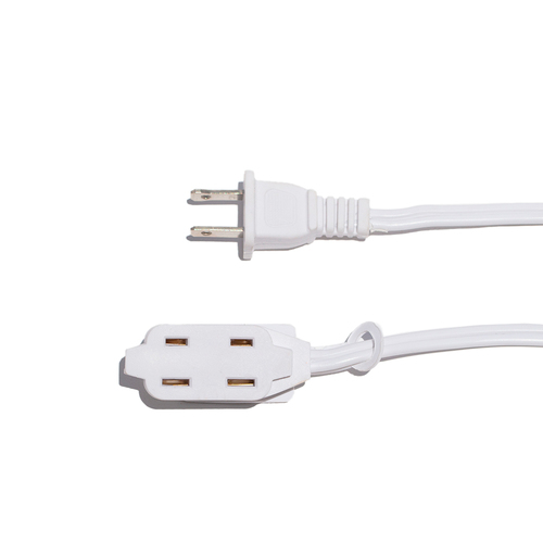 Miniatura 2 de Cables de poder Smartbitt SBEC-DOM10M Macho, Hembra 125 V, 10 m, Blanco