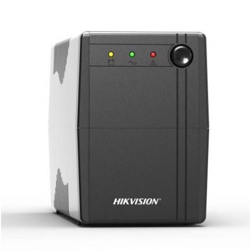 No Break Hikvision DS-UPS600-X 0.6 kVA / 360 W, Entrada 150 V, 6 salidas AC, Negro