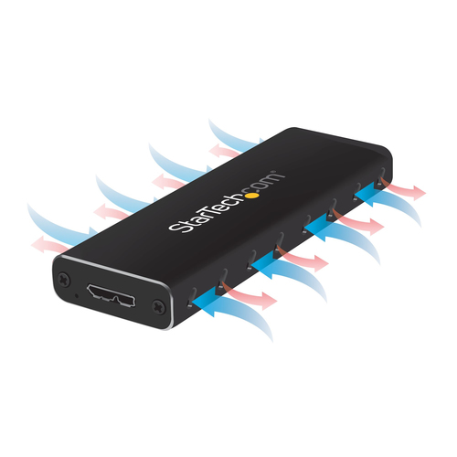 Miniatura 4 de Enclosure StarTech.com M.2, M.2, USB, Negro