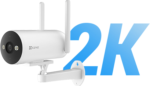 Cámara IP EZVIZ H5 4G 4 MP, Bala (forma), MicroSD, Exterior, IP67, Blanco