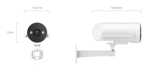 Miniatura 2 de Cámara IP EZVIZ H5 4G 4 MP, Bala (forma), MicroSD, Exterior, IP67, Blanco