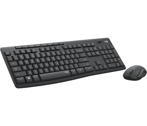 Miniatura 4 de Teclado Inalámbrico Logitech MK295 Silent Español, Tamaño completo (100%), 10 m, Teclado numérico, Grafito