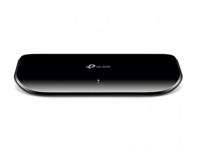 Switch TP-Link TL-SG1008D No administrado, RJ-45 8, Gigabit Ethernet (10/100/1000), Negro