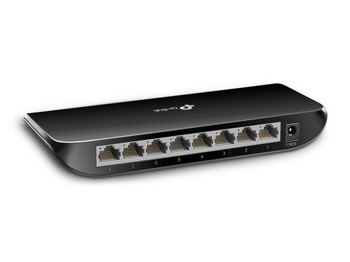 Miniatura 4 de Switch TP-Link TL-SG1008D No administrado, RJ-45 8, Gigabit Ethernet (10/100/1000), Negro