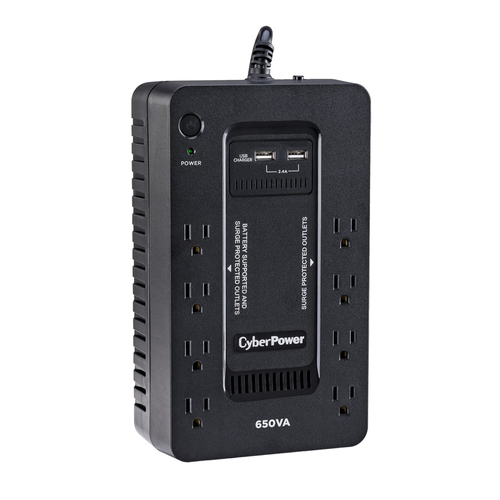 Miniatura 4 de No Break CyberPower SX650U 650 kVA / 360 W, 890 J, Entrada 120 V, 8 salidas AC, Negro