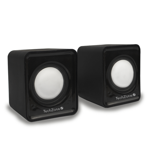 Miniatura 2 de Bocinas TechZone TZ20SPK-BLK 3.5 mm, Alámbrico, Negro
