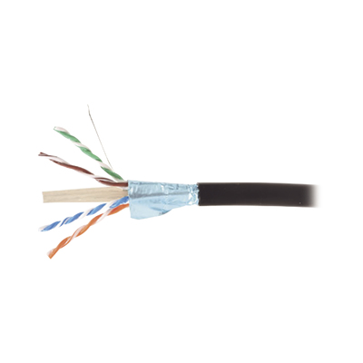 Bobina Siemon 9A6O4-A5-01AR1A Cat6a, 305 m, F/UTP (FTP), Negro