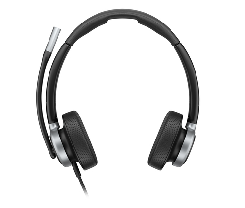 Audífonos HP Poly Mission 625 Stereo USB Wired Headset Diadema, Alámbrico, Negro