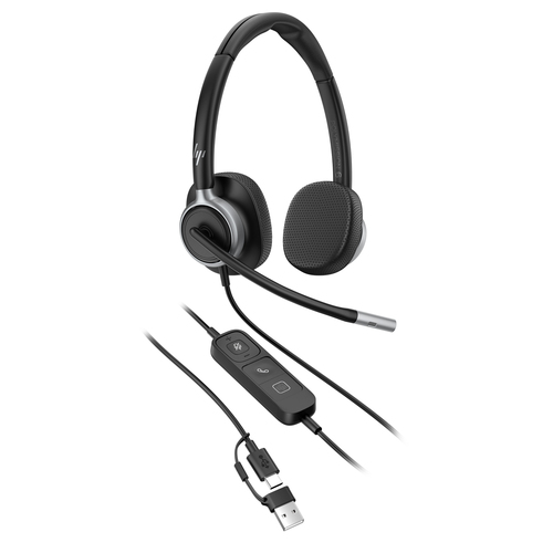 Miniatura 4 de Audífonos HP Poly Mission 625 Stereo USB Wired Headset Diadema, Alámbrico, Negro