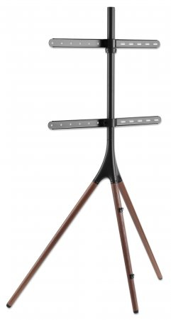 Miniatura 3 de Soporte Manhattan Soporte para TV con Trípode Hasta 65", VESA max. 600 x 400 mm, 32 kg, Azul, Café