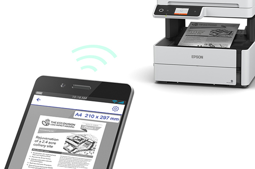 Miniatura 3 de Multifuncional Epson EcoTank M3170 Inyección de tinta, Impresión en blanco y negro, Wifi, Ethernet