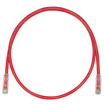 Patchcord Panduit UTP6AX5RD Cat6a, 1.5 m, U/UTP (UTP), Rojo