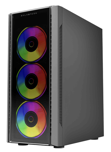 Gabinete Balam Rush Dragonfly Crystal GM745 Midi Tower, Negro