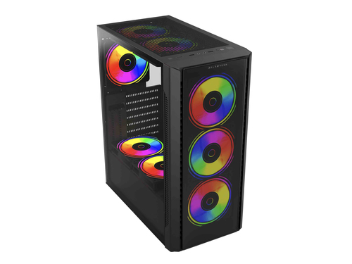 Miniatura 3 de Gabinete Balam Rush Dragonfly Crystal GM745 Midi Tower, Negro