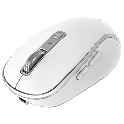 Miniatura 5 de Mouse Acteck Optimize Trip Pro MI580 Óptico, 6 Botones, 1600 DPI, RF inalámbrico + bluetooth, 8 m, Blanco