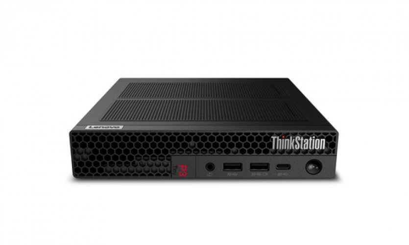 PC Lenovo ThinkStation ThinkStation P3 Tiny Gen 2 Intel Core Ultra 9 285, 32 GB, 1 TB SSD, Windows 11 Pro, TV. NVIDIA RTX A1000, Wifi, Negro