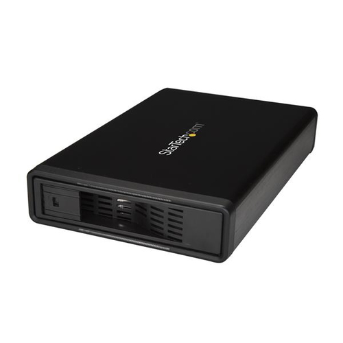Enclosure StarTech.com 3.5", SATA, Serial ATA II, Serial ATA III, USB, Negro