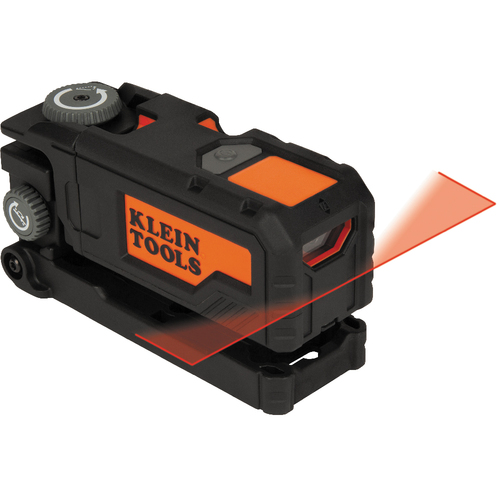 Nivel La¡ser Rojo de Bolsillo con Rotacia³n de 360aº y Alcance de 9.1 metros. Con montaje Ma¡gnetico y para Tripoide
