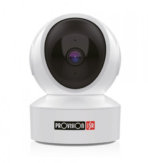 Cámara IP Provision-ISR PT-848 4 MP, Foco, Wifi, MicroSD, Interior, Negro, Blanco