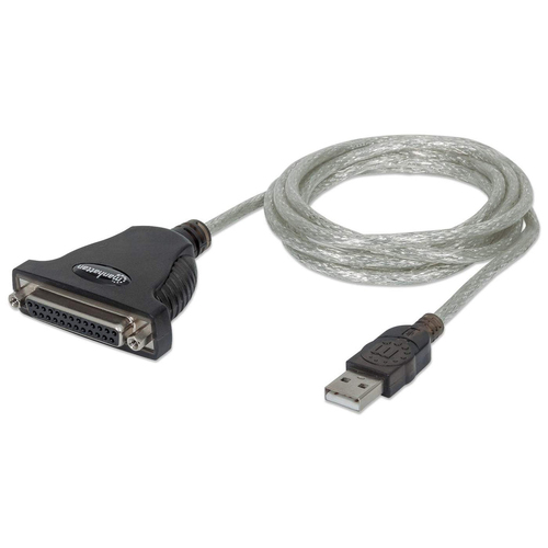 Miniatura 3 de Cable Paralelo Manhattan 1.8 m, USB A a Parallel; 25-pin, Macho/Hembra