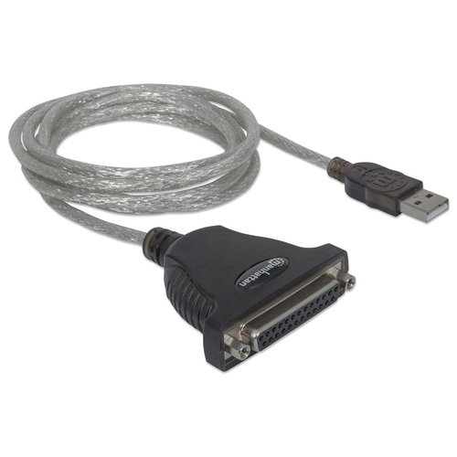 Miniatura 2 de Cable Paralelo Manhattan 1.8 m, USB A a Parallel; 25-pin, Macho/Hembra