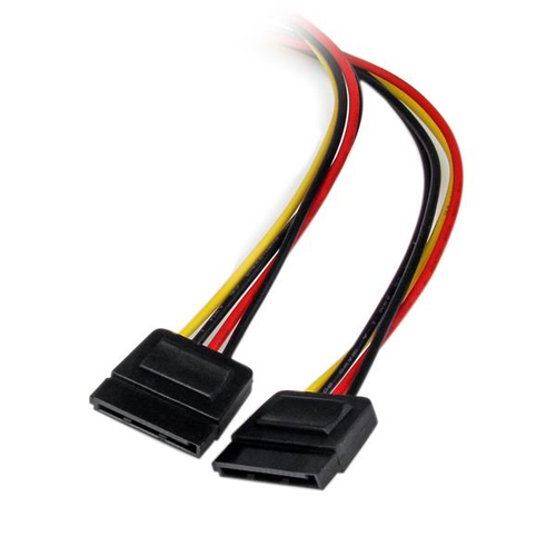 Miniatura 4 de Cable de poder StarTech.com Molex (4 puntas), 2 x SATA 15-pines, 0.304 m