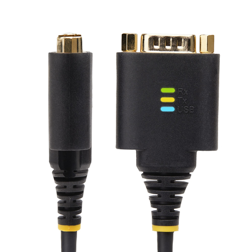 Miniatura 5 de Adaptador StarTech.com USB-A a 2 x DB-9 RS-232, Negro, Gris