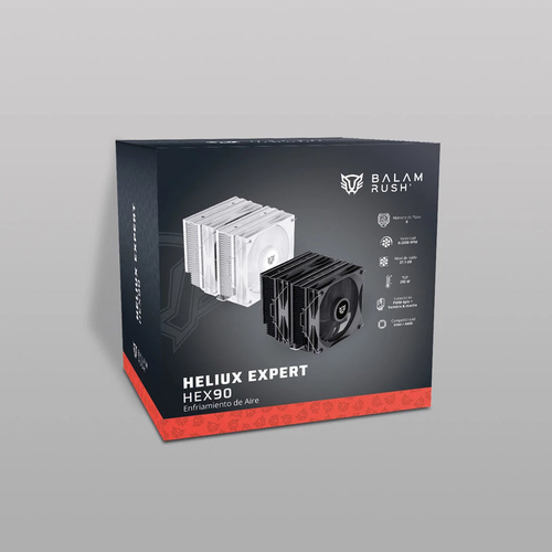 Miniatura 2 de Disipador Balam Rush HEX90 12 cm, 2000 RPM, Blanco