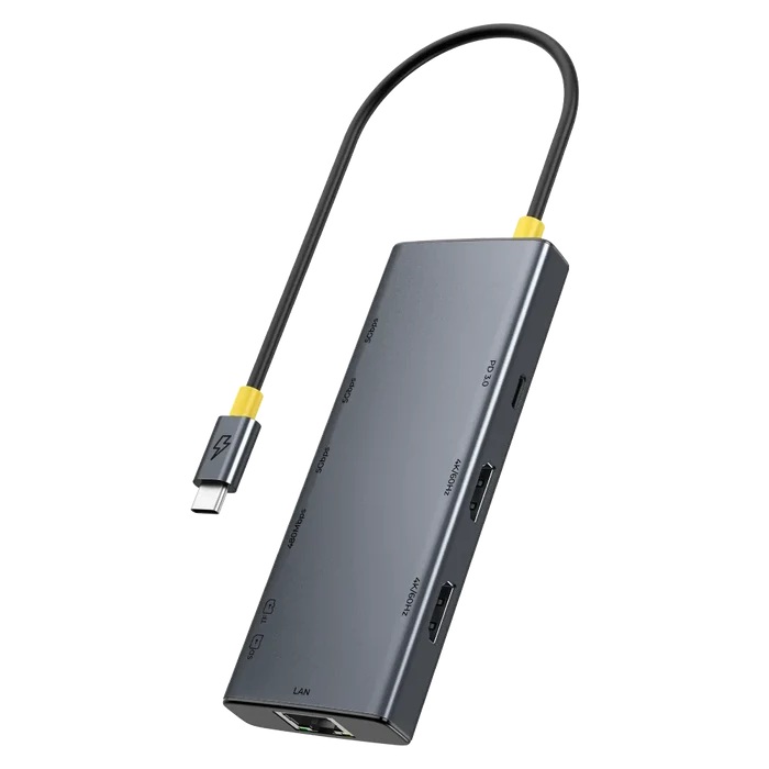 Miniatura 4 de Hub USB Acteck Nexus Dock Ultra, USB-C a HDMI 2.1, USB-A 3.2, USB-C, Lector SD/ MicroSD, RJ-45, Gris