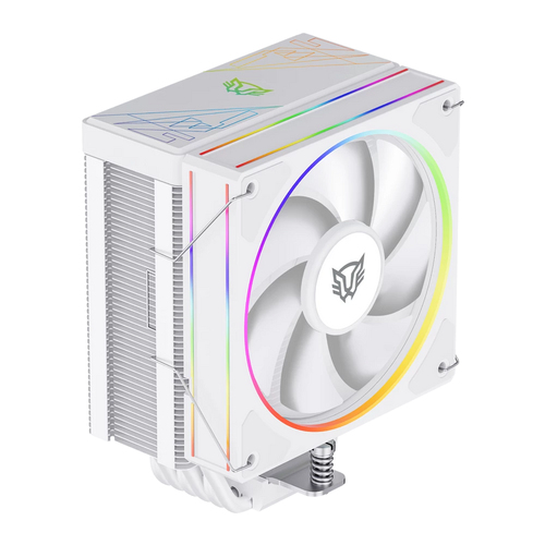 Disipador Balam Rush Heliux Pro HEX60 12 cm, 2200 RPM, Blanco