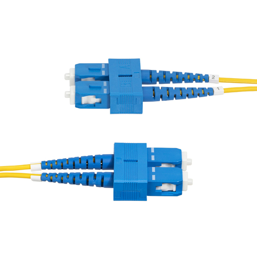 Miniatura 4 de Cable StarTech.com 1 m, Fibra OS2, SC, SC, 100 Gbit/s, Amarillo