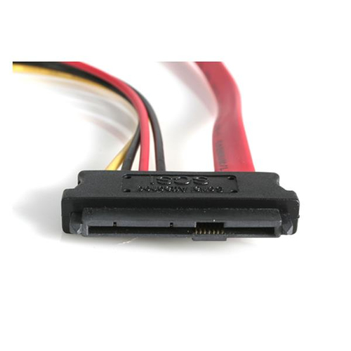 Miniatura 4 de Cable de poder StarTech.com SATA 15 puntas, LP4 M, SAS 29 Pin Plug, 0.457 m, Rojo