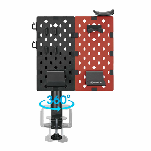 Miniatura 4 de Soporte Manhattan Control de juegos, Auriculares, Escritorio, Negro, Rojo