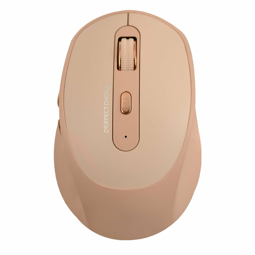 Mouse Perfect Choice PC-045151 6 Botones, 1600 DPI, RF inalámbrico, 10 m, Crema