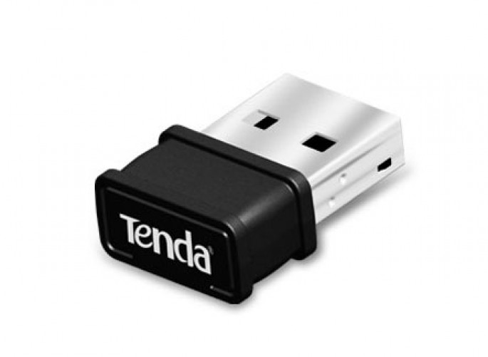 Tarjeta de red inalambrica Tenda W311MI USB, Wi-Fi 4 (802.11n), Negro