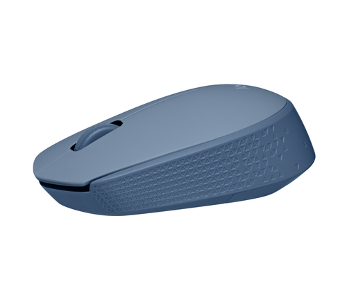 Miniatura 5 de Mouse Logitech M170 Óptico, 3 Botones, 1000 DPI, RF inalámbrico, 10 m, Azul, Gris