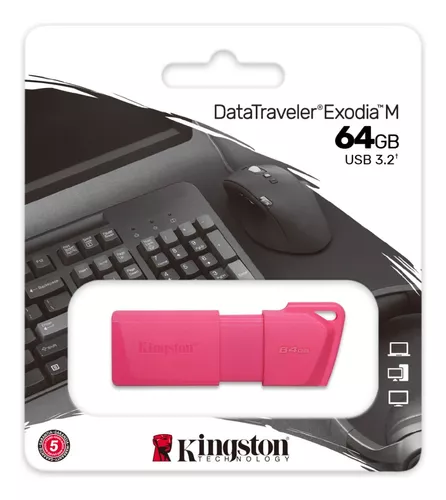 Miniatura 2 de USB MEMORIA KINGSTON 64GB DTXM EXODIA PINK ROSA