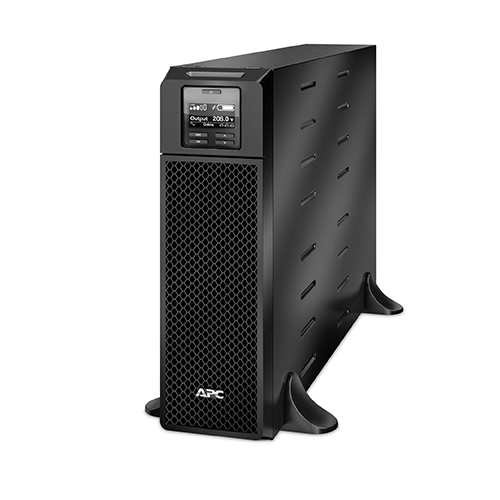 No Break APC SRT5KXLT 5 kVA / 4250 W, 480 J, Entrada 275 V, 4 salidas AC, Negro