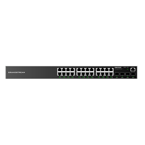 Switch Grandstream Networks GWN7803 Gestionado, L2+, RJ-45 24, Gigabit Ethernet (10/100/1000), Negro