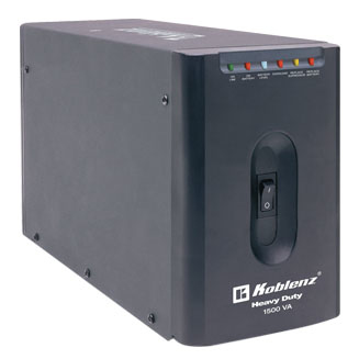 No Break Koblenz 15007-USB/R 1.5 kVA / 900 W, Entrada 145 V, Negro