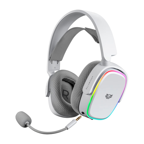 Audífonos Balam Rush HS999 Diadema, Inalámbrico y alámbrico, 3.5 mm, Bluetooth, Blanco
