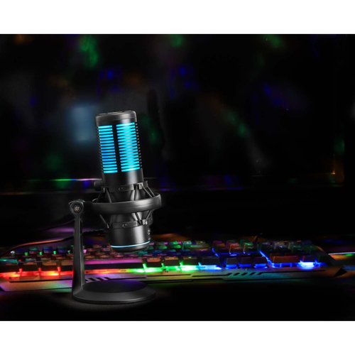 Miniatura 2 de Micrófono Manhattan 102674 192 kHz, Alámbrico, USB, Negro