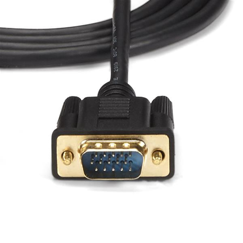 Miniatura 3 de Adaptador vídeo StarTech.com VGA (D-Sub) a HDMI + Micro USB, 3 m, Negro